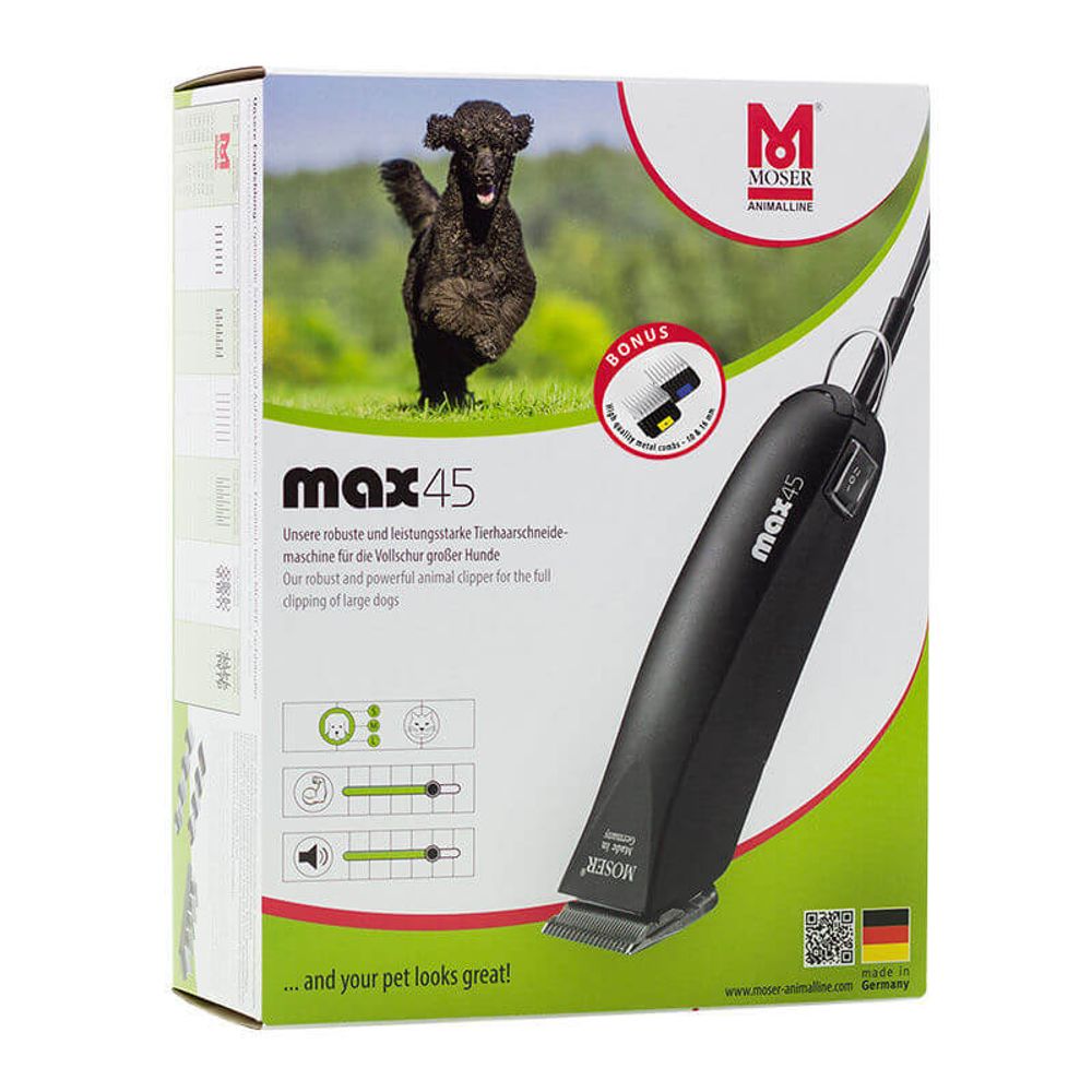 Машинка для стрижки собак и кошек Moser Max 45 Ask (1245-0070) - 10