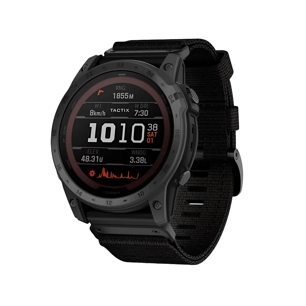 Умные часы Garmin Tactix 7 Pro, 49mm, Ballistics Edition Solar Black (010-02704-21)