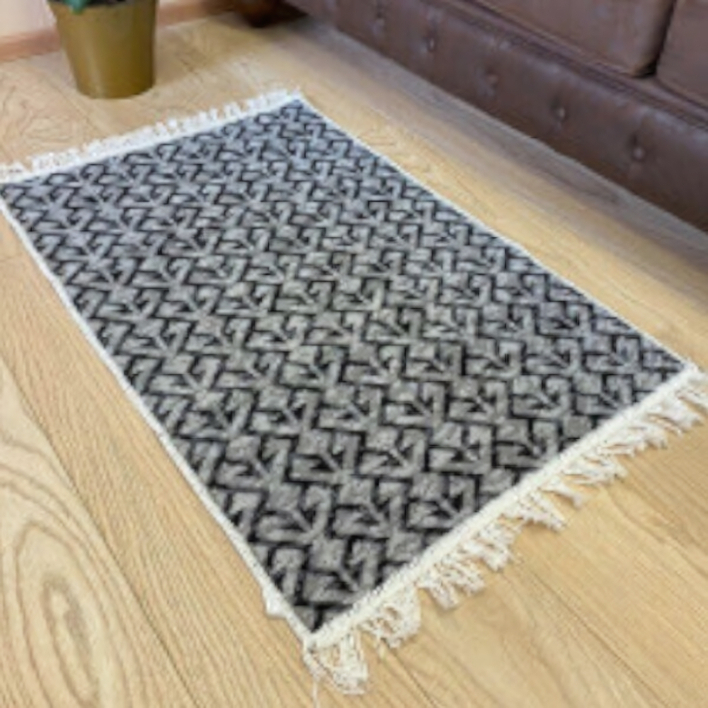 Коврик интерьерный с бахромой VOSTOK 60*90 (двухсторонний)