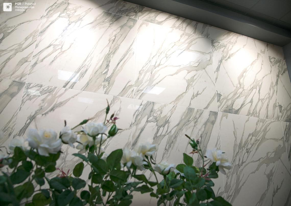 Idalgo Granite Stone Calacatta Жемчуг LLR 60x60