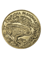 2 злотых 1998 года Польша Жаба Фауна Копия польской монеты