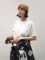 Шапка Jacob Cro Beanie Twins  "Black/Mustard Melange"