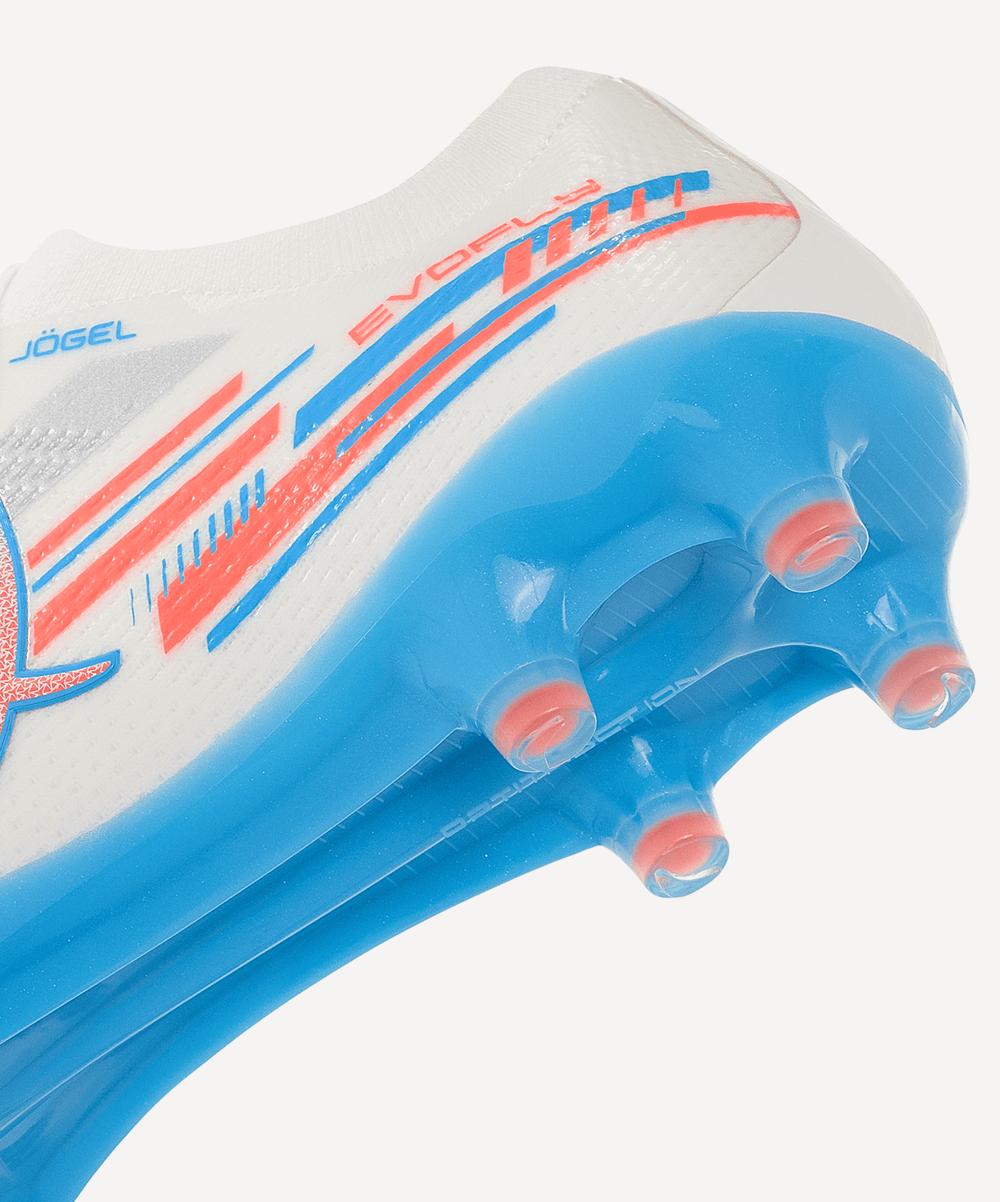 Бутсы футбольные Evofly FG Pro White/blue