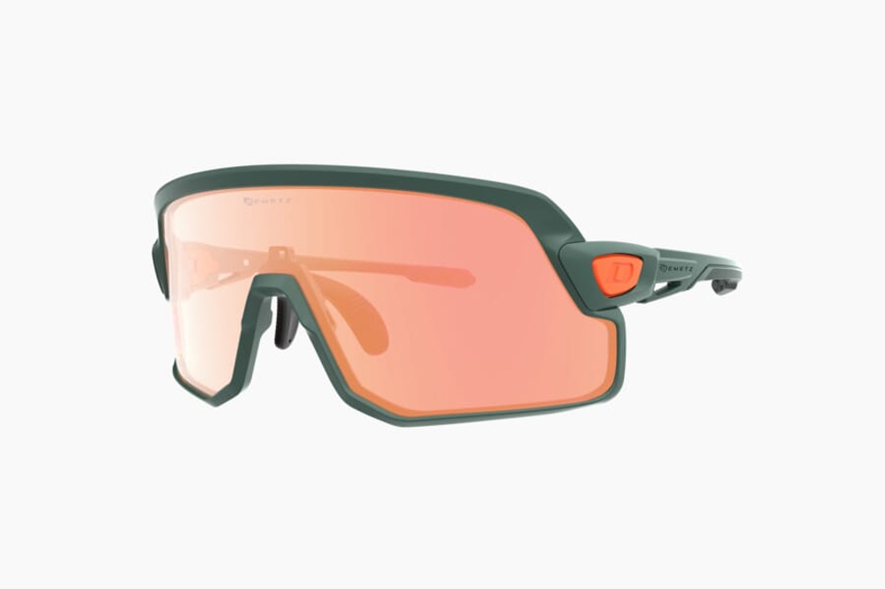 Спортивные очки Demetz B-Suit / Dark Green / Grey Photochromic Orange