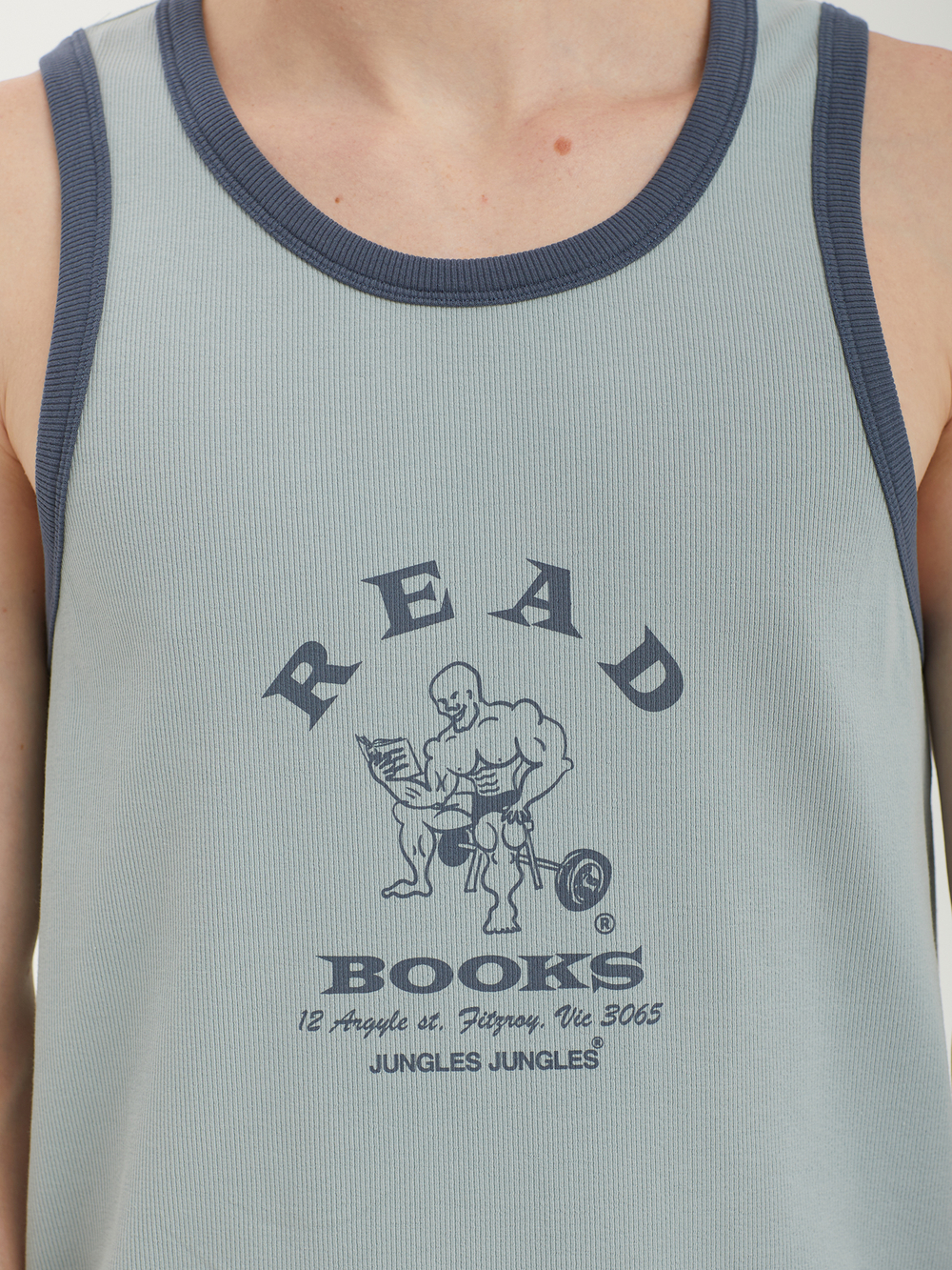 Мужская Майка Read More Books Singlet