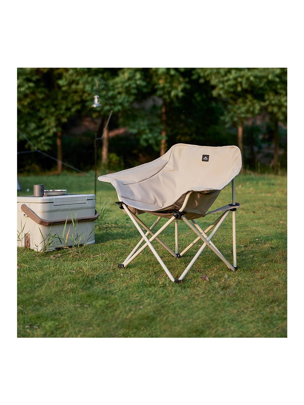 Кресло туристическое Naturehike Stellaluna T01 складное, 80х53х66 см, до 110 кг, бежевое