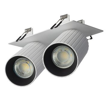 Спот поворотный встраиваемый 2*GU10 CL512D20R белый AXEL Citilux
