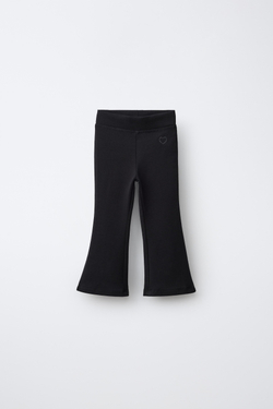 ZARA СПОРТИВНЫЕ ЛЕГИНСЫ FLARE, ЧЕРНЫЙ