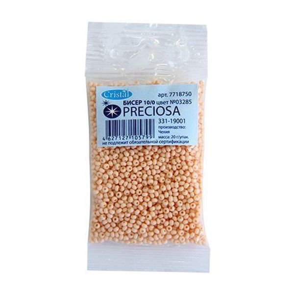 Бисер Preciosa мелованный 10/0 круг. отв, 100 г (5х20 г), (03285)331-19001-10/0