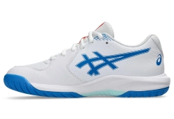 Детские теннисные кроссовки Asics Gel-Dedicate 9 GS - white/directoire blue