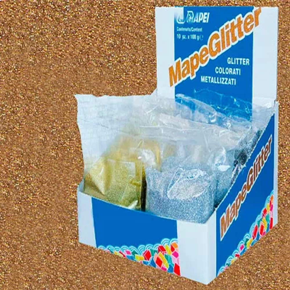 Блестки для затирки Mapei Mapeglitter №205 Gold (золото) 0,1кг