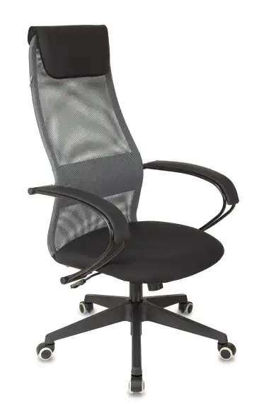 Кресло эргономичное Бюрократ CH-607 темно-серый TW-04 сиденье черный Neo Black сетка/ткань с подголов. крестов. пластик