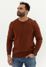 Свитшот Bowery NYC однотонный Fleece Bombay Brown
