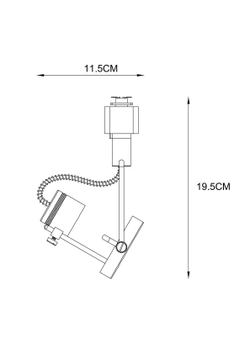 Светильник потолочный трековый Arte Lamp Costruttore A4300PL-1WH