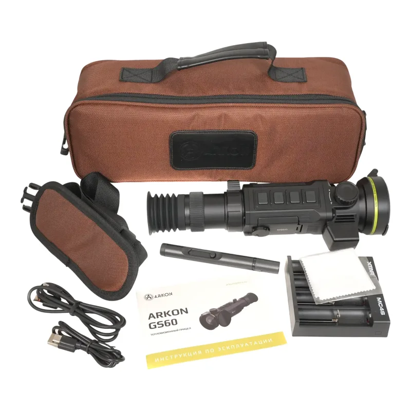 Тепловизионный прицел ARKON GS60 / АРКОН ГС60 - полный комплект поставки