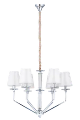 Люстра подвесная NewRgy 8669/6CR CHROME, 6×40 Вт, хромированная
