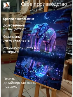 Картина Звёздный странник для интерьера 30х40см 1шт.
