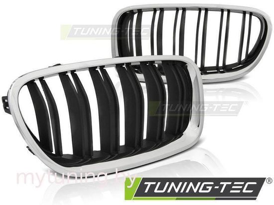 Решетка (ноздри) радиатора M5 LOOK CHROME BLACK для BMW 5 F10 F11