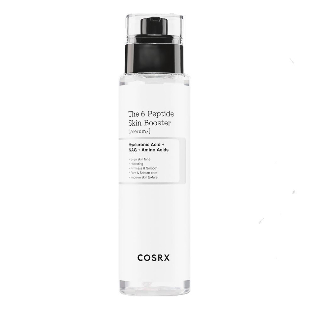 Укрепляющая сыворотка бустер с пептидами для лица Cosrx The 6 Peptide Skin Booster Serum 150 ml.