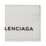 Balenciaga Leather Card Holder Unisex White