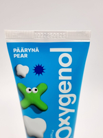 OXYGENOL Зубная паста детская 7+, с ксилитом и фторидом, со вкусом груши, 75 мл (из Финляндии)