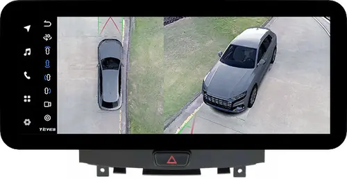 Магнитола для Infiniti EX25, EX37, QX50 2010-2017 - Teyes LUX ONE 360 монитор 12.3" 2K QLED на Android 10, Быстрая, CarPlay, 4G SIM-слот, 4 камеры в комплекте