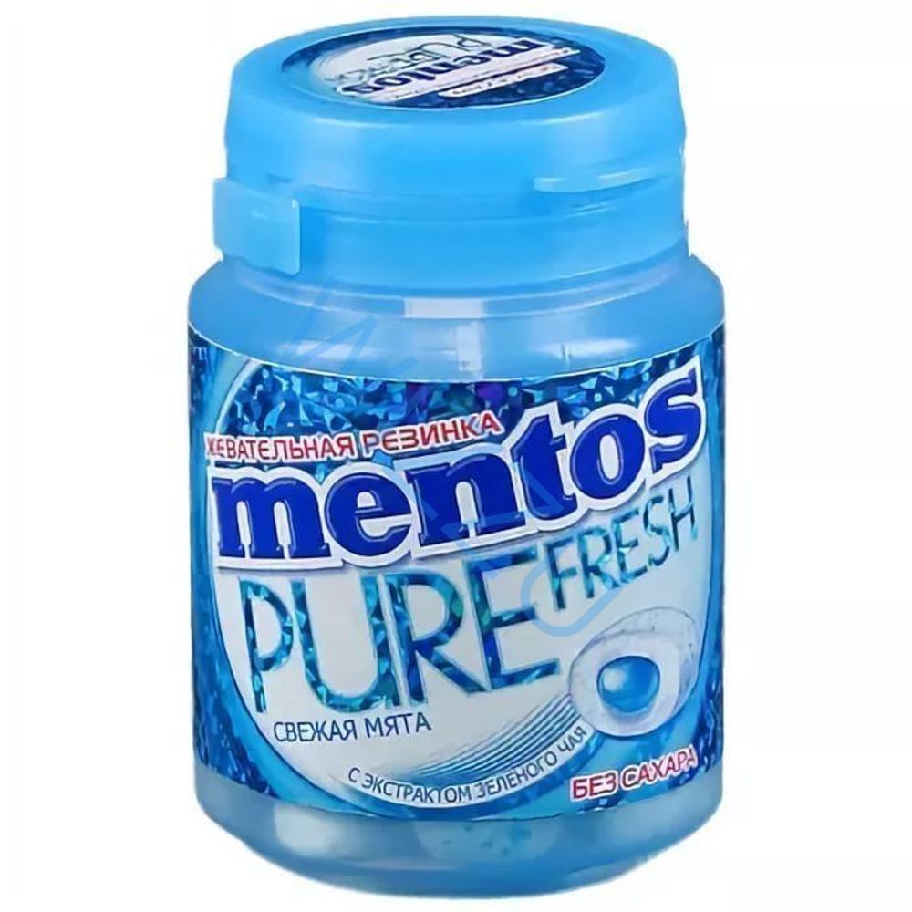 Жевательная резинка Mentos Pure Fresh Spearmint Сперминт, 60 г