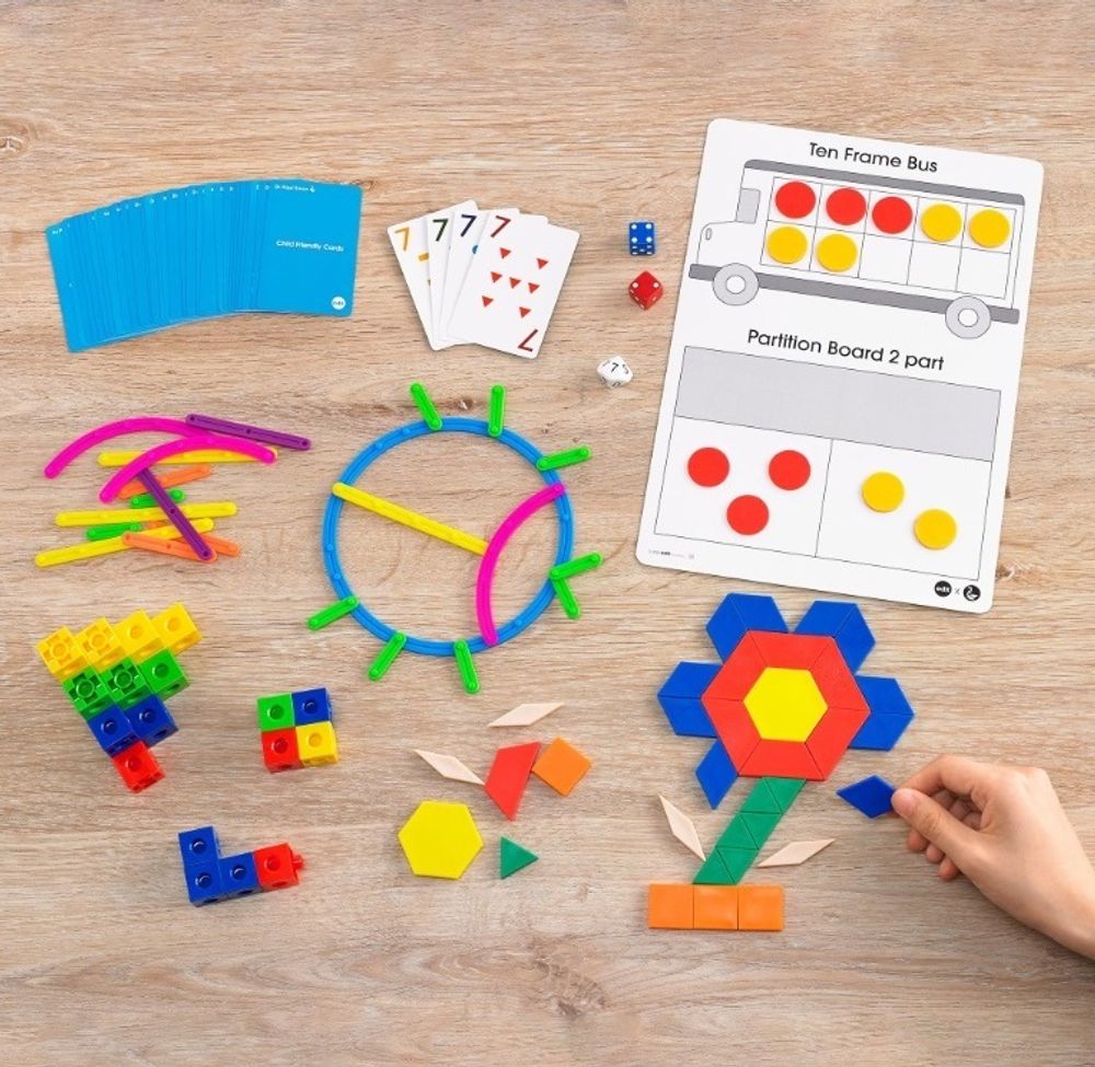 Набор "Математика дома" основы (5-6 лет) EDX Education