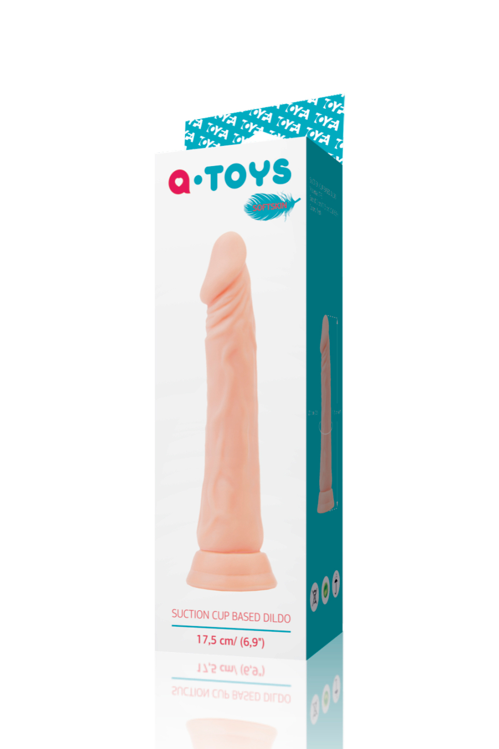 Фаллоимитатор A-toys с присоской 19 см