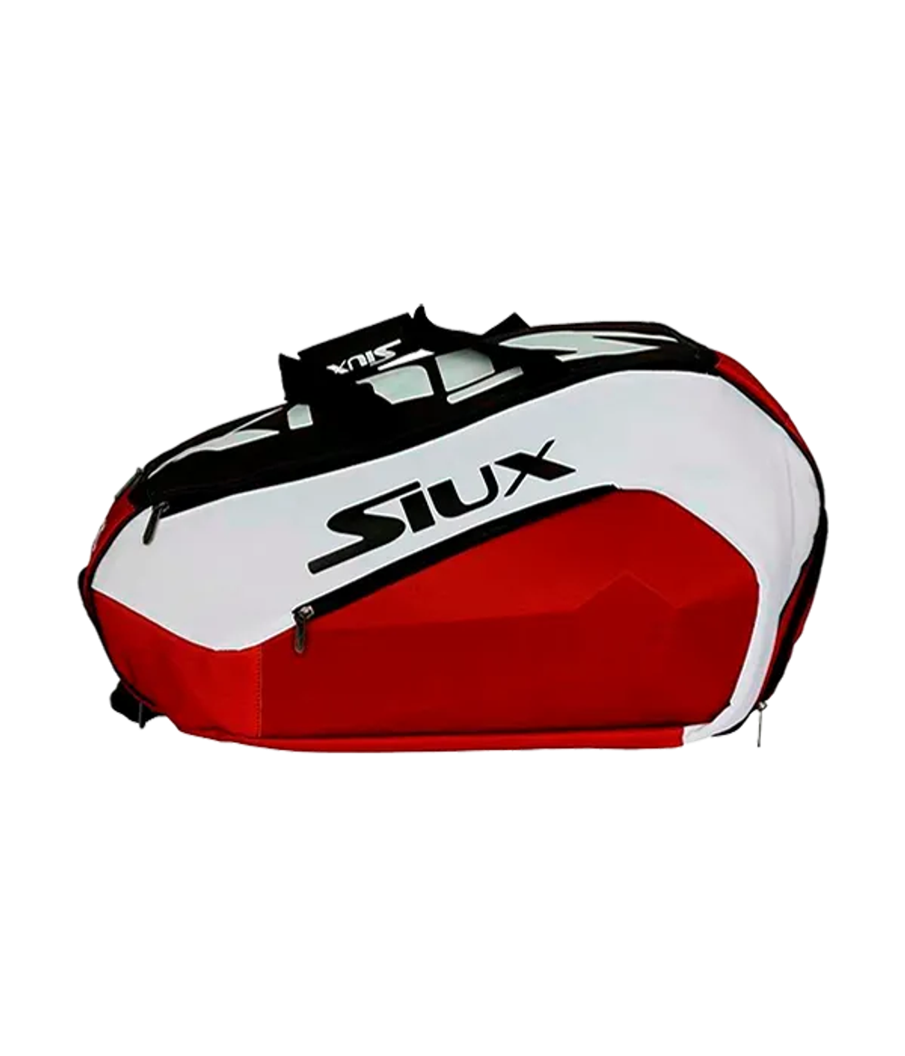 Сумка для падел Siux Diablo Sanyo White-Maroon, большая вместимость
