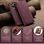 Чехол-книжка CaseMe Matte OPPO Reno 12F/12FS