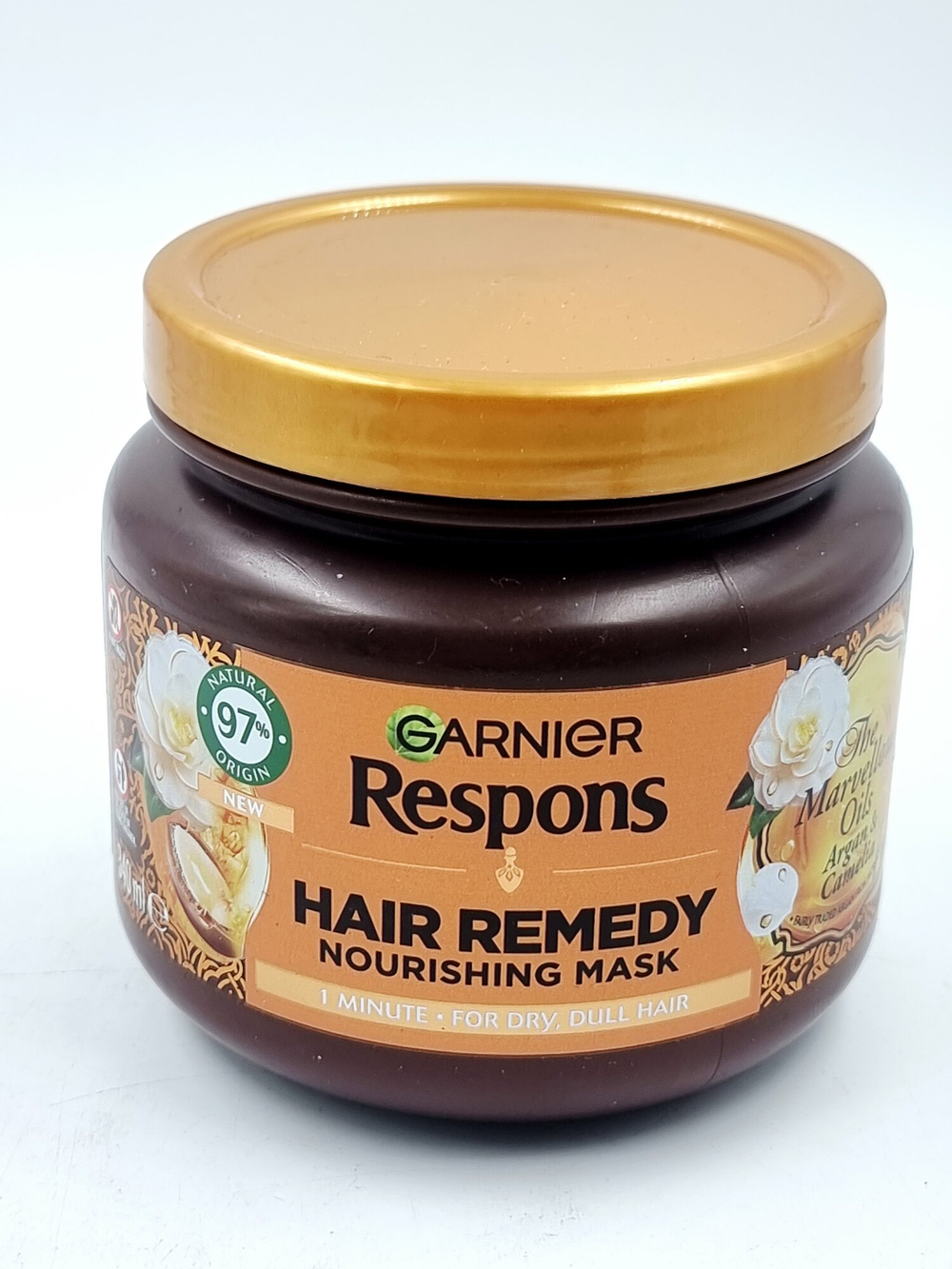 Garnier Respons Маска для сухих волос Marvelous Oil с маслом арганы и камелии 340 мл (из Финляндии)
