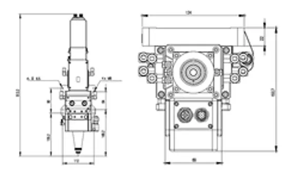 Головка для лазерной резки WSX SW20A с ручной фокусировкой до 2 кВт