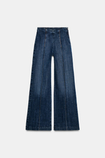 ДЖИНСЫ Z1975 WIDE LEG С ВЫСОКОЙ ПОСАДКОЙ БЕЗ ПОЯСА — ZARA
