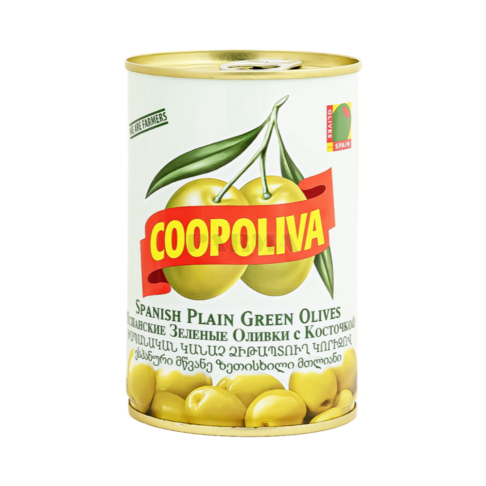Оливки XL с косточкой Coopoliva 350г