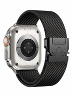 Ремешок Gurdini Titanium Milanese Loop Apple Watch 38/40/41/42 mm Black