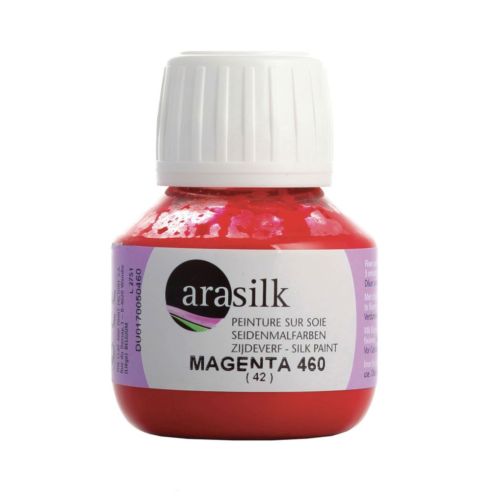 Краска для шелка H Dupont Arasilk, 50мл, 460 маджента