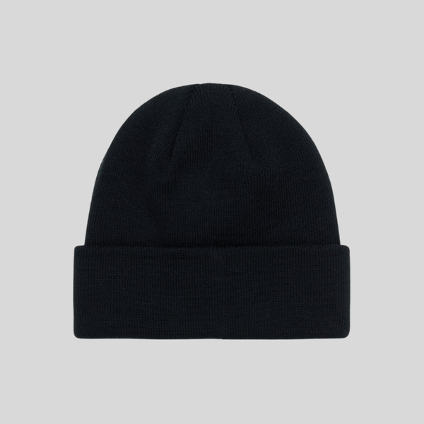 Шапка Alpha Industries Essential Short Cuff Beanie Black (Черная)