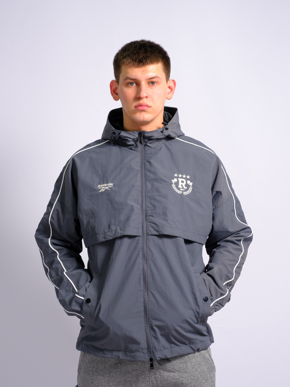 Ветровка Reebok #9108 (сер.)