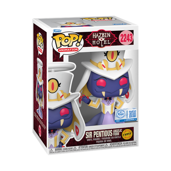 Фигурка Funko POP! Animation Hazbin Hotel Sir Pentious Chase SS (Exc) (2243) — коробка Chase