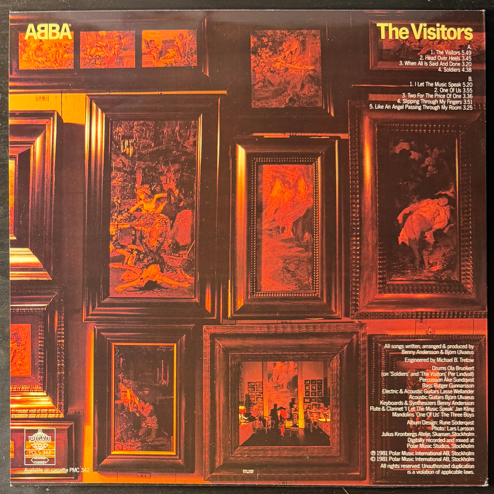 ABBA - The Visitors (Швеция 1981г.)