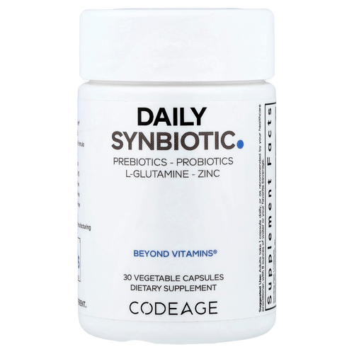 Codeage, Daily Synbiotic, 30 растительных капсул
