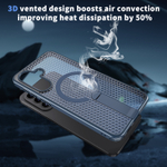 Прозрачный чехол Mesh Pro Magnetic Case для Samsung Galaxy A57 5G