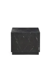 Журнальный столик Sorein из черного мрамора 50 x 50 см