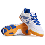 Stiga Cushioning Abrasion Resistant Coverage Function Classification Low top Table Tennis Shoes Unisex White Blue
