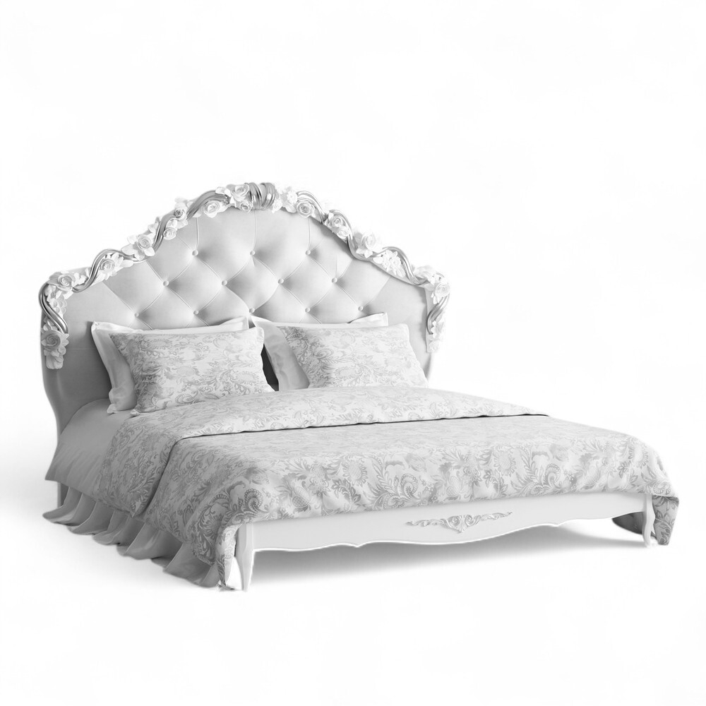 Кровать с мягким изголовьем 180*200 S418