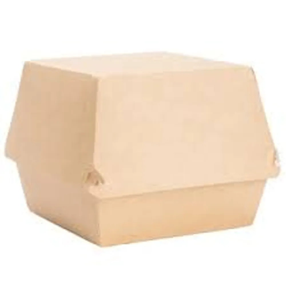 Коробка для бургера OSQ BURGER крафт 113х113х112  (ХL) (55шт./уп) 440шт
