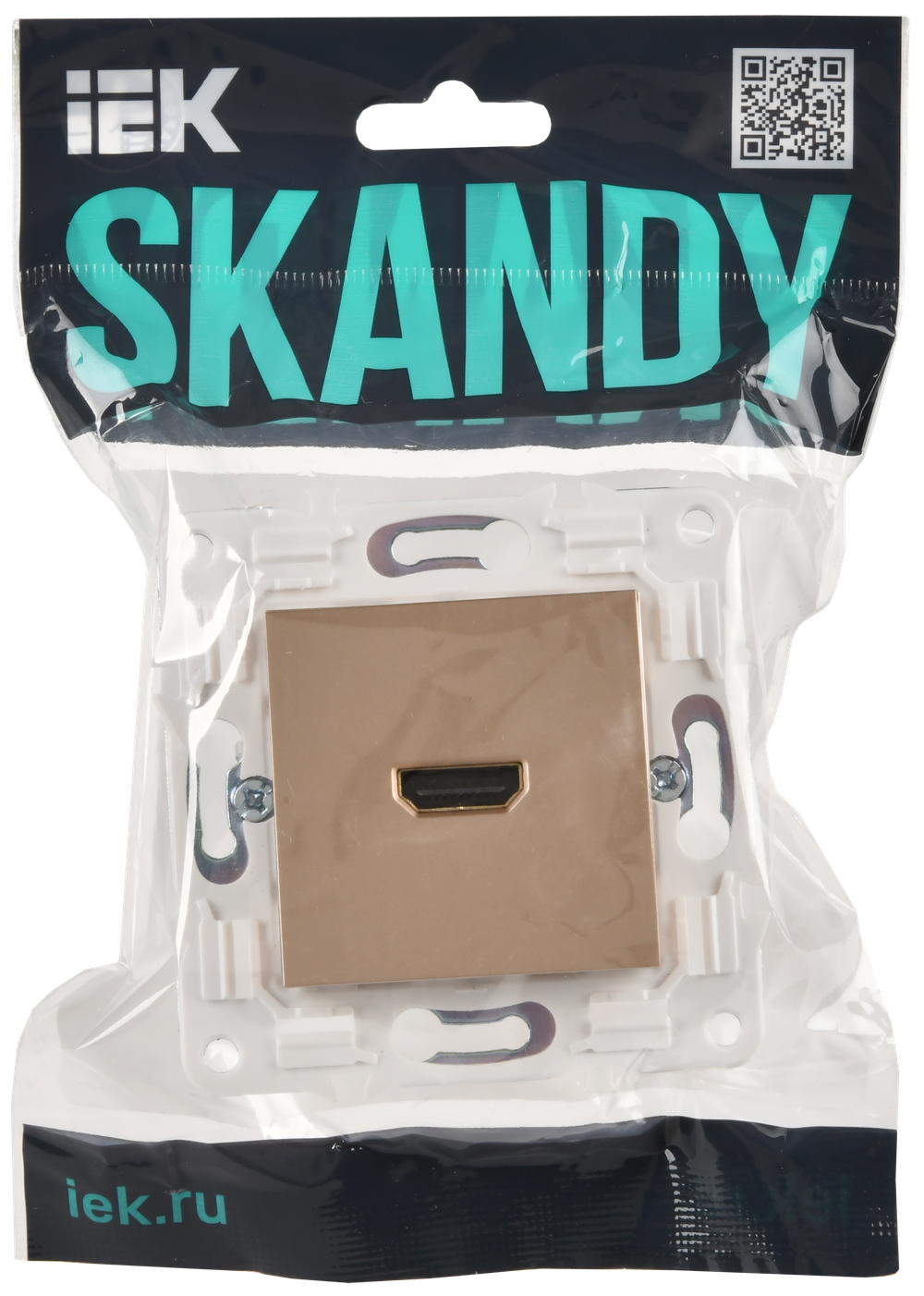 SKANDY Розетка HDMI SK-H01Sa песочный IEK