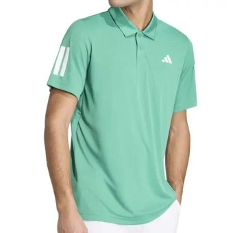 Мужское теннисное поло Adidas Club Tennis 3-Stripes - semi court green