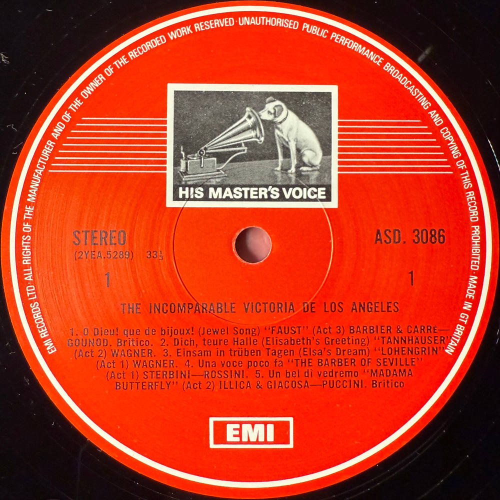 Victoria De Los Angeles ‎– The Incomparable Victoria De Los Angeles 3LP (Англия)